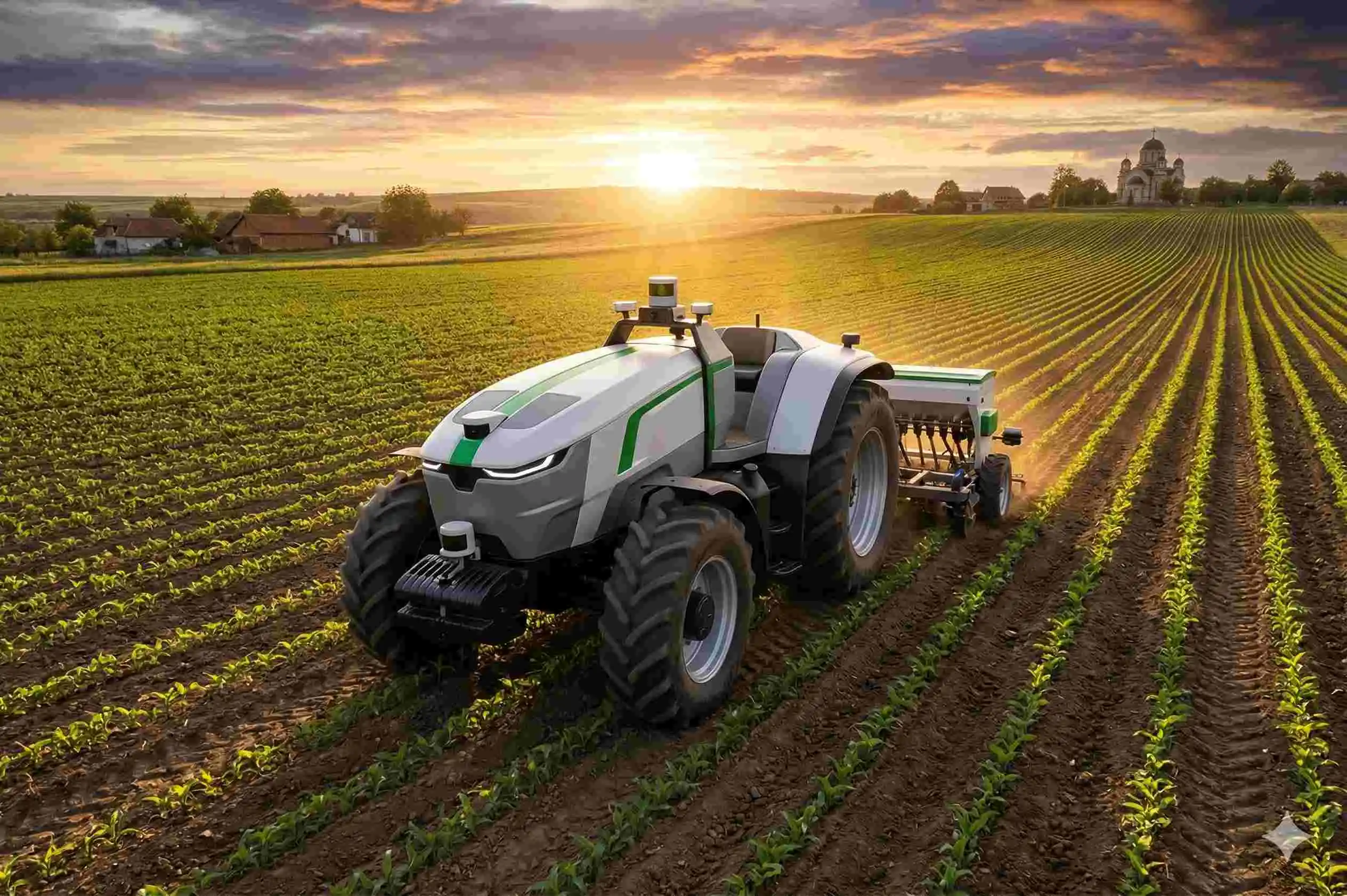 Farmer koristi aplikaciju za upravljanje farmom na pametnom telefonu